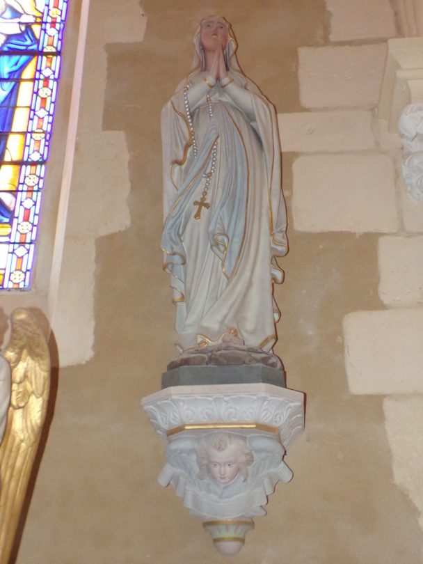 Angeac-Champagne - L'Eglise Saint-Vivien - Vierge miraculeuse (13 mai 2019)