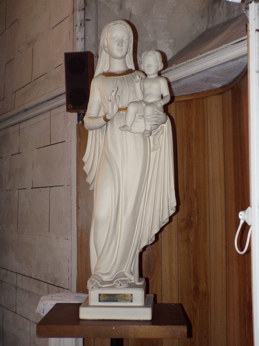 Javrezac - L'église Saint-Pierre - La Vierge Marie (5 mars 2019)