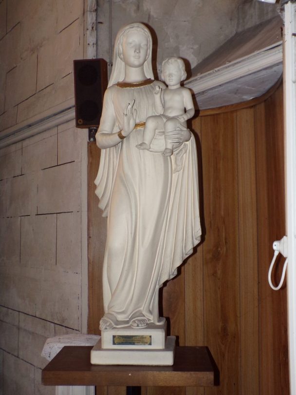 Javrezac - L'église Saint-Pierre - La Vierge Marie (5 mars 2019)