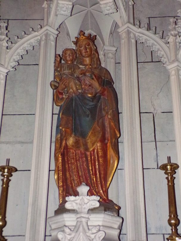 Javrezac - L'église Saint-Pierre - Vierge à l'Enfant (5 mars 2019)