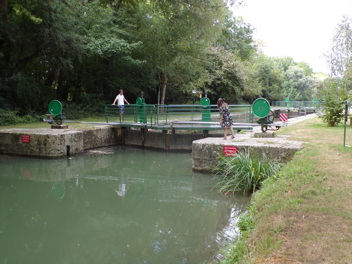 Bourg-Charente - L'écluse de Bourg-Charente (19 août 2020)