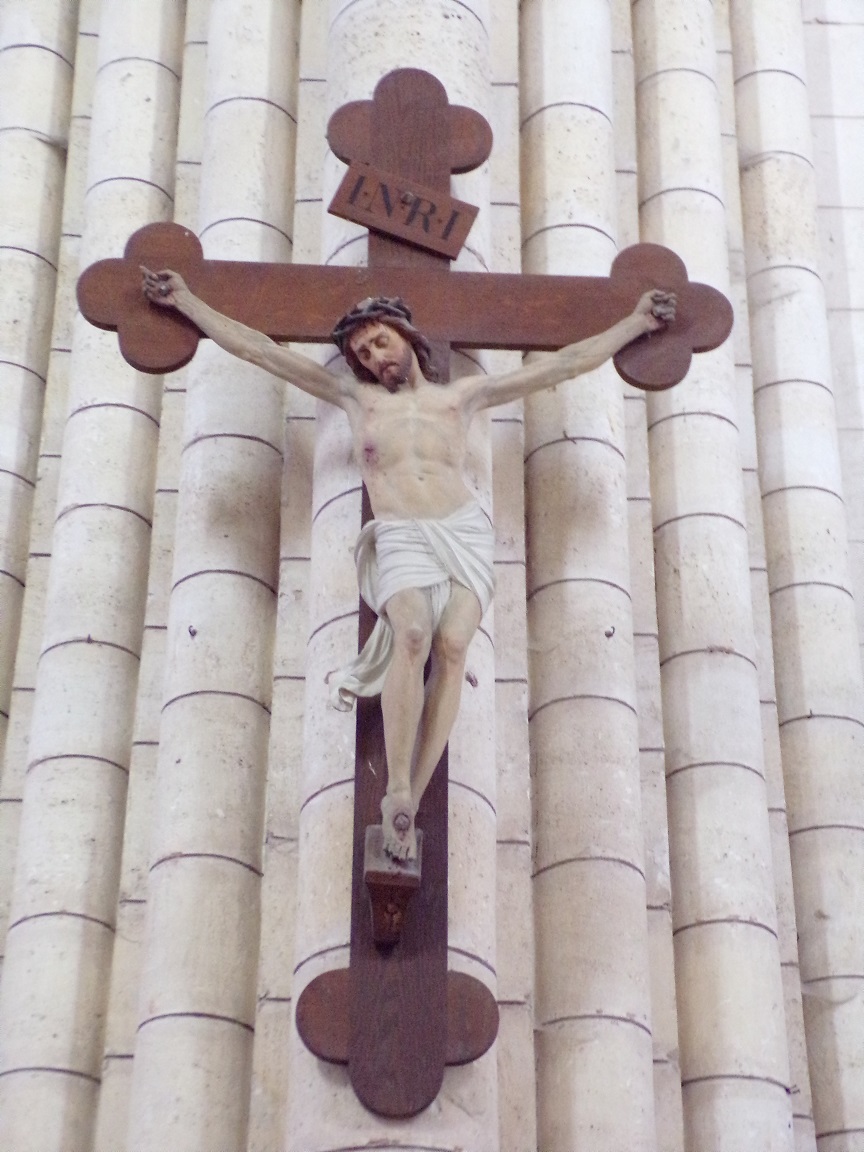 Bassac - L'abbaye Saint-Etienne - Le Crucifix (18 août 2016)