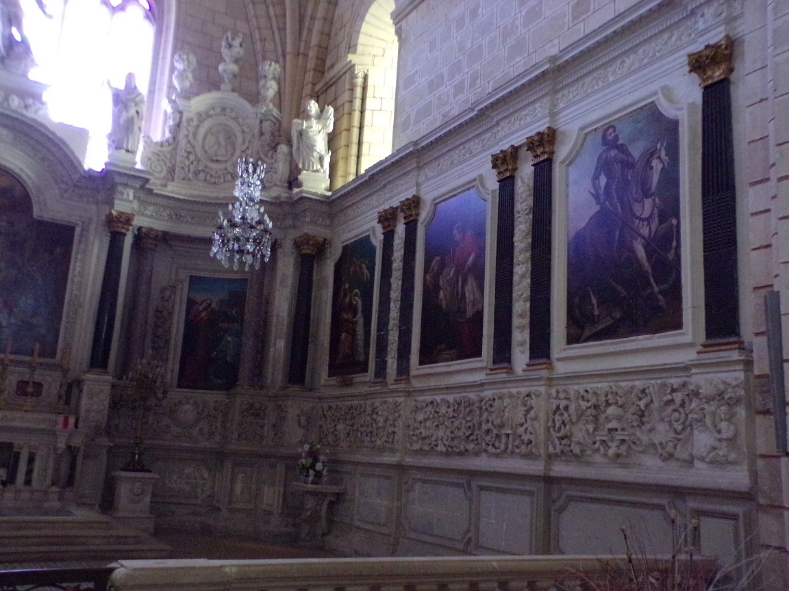 Bassac - L'abbaye Saint-Etienne - Des tableaux (18 août 2016)