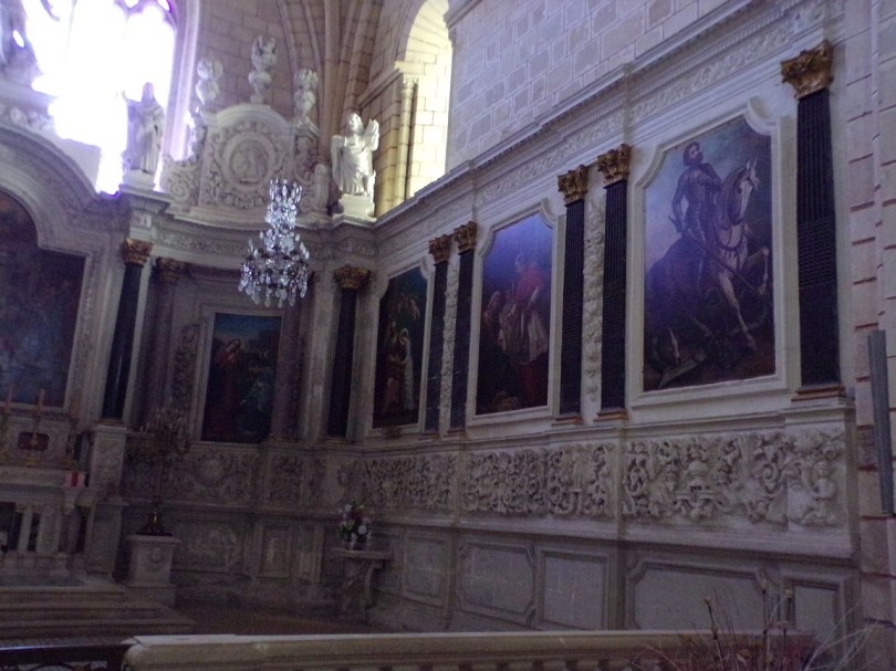 Bassac - L'abbaye Saint-Etienne - Des tableaux (18 août 2016)