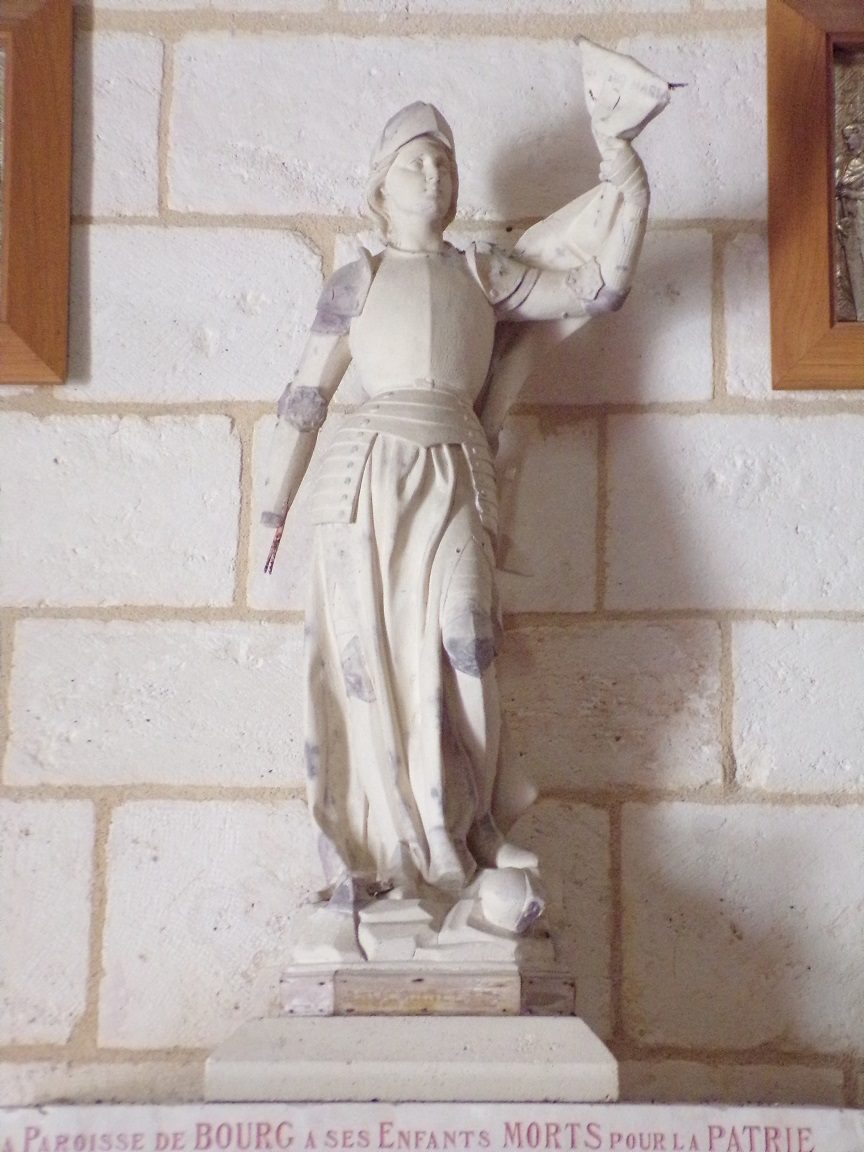 Bourg-Charente - L'église Saint Jean Baptiste - Jeanne d'Arc (18 août 2016)