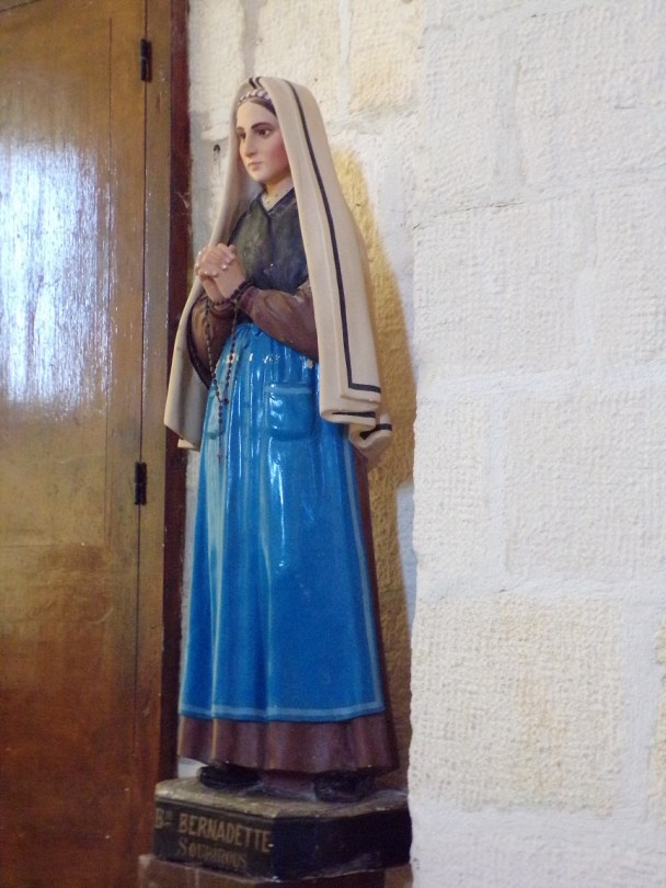 Chérac - L'église Saint-Gervais et Saint-Protais - Bernadette Soubirous (3 septembre 2016)