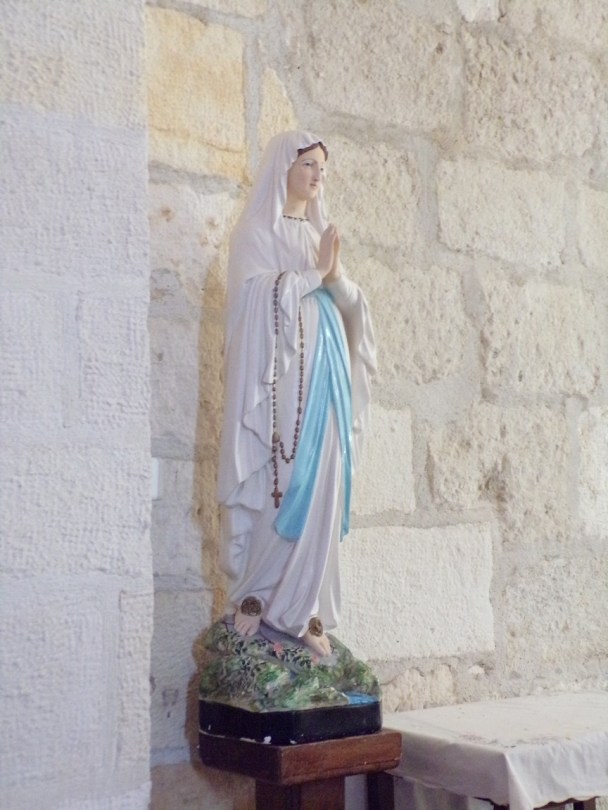 Chérac - L'église Saint-Gervais et Saint-Protais - La Vierge miraculeuse (3 septembre 2016)