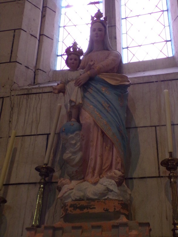 Genté - L'église Saint-Médard - Vierge et l'Enfant (18 septembre 2016)