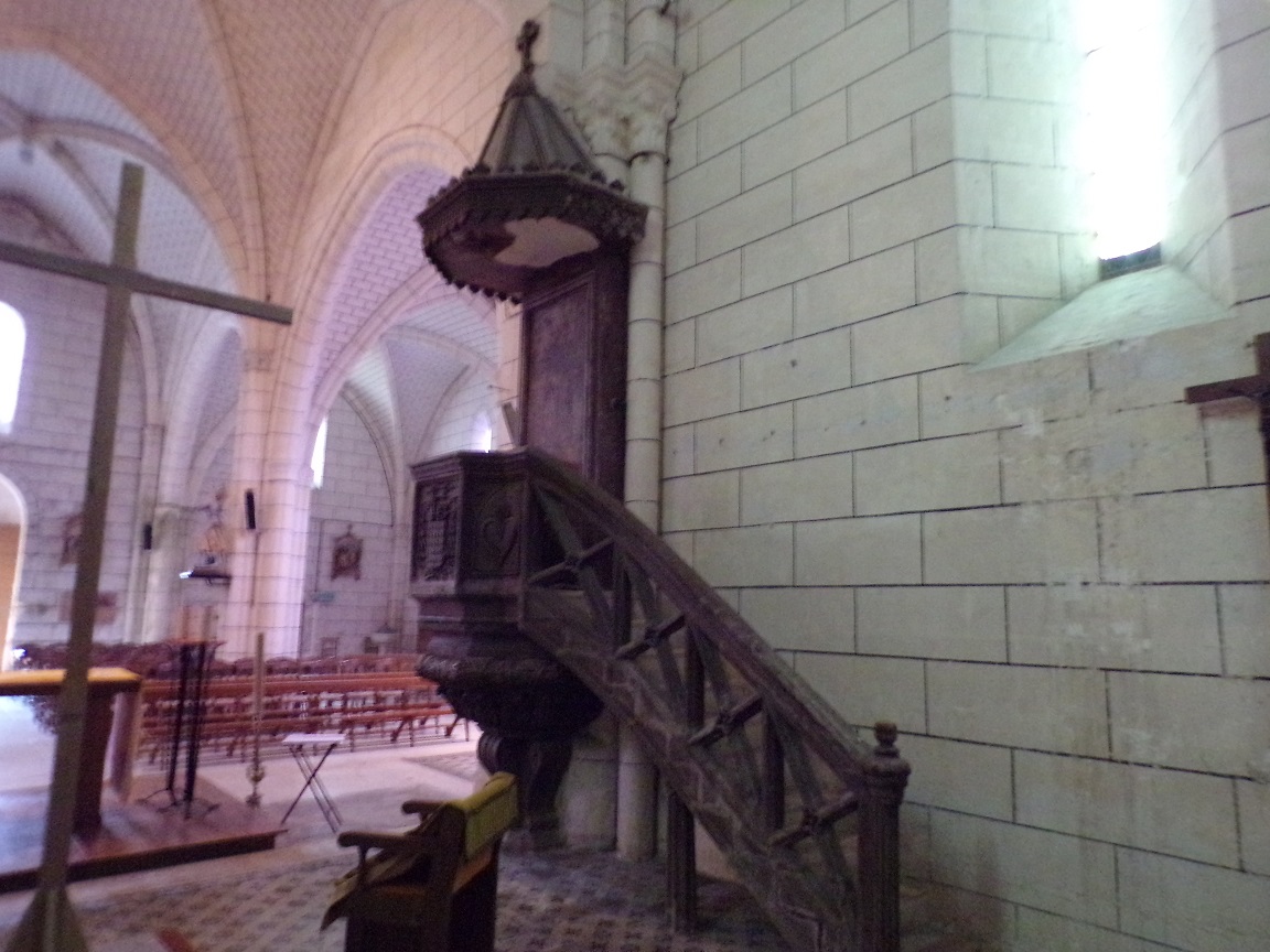 Genté - L'église Saint-Médard - La chaire (18 septembre 2016)