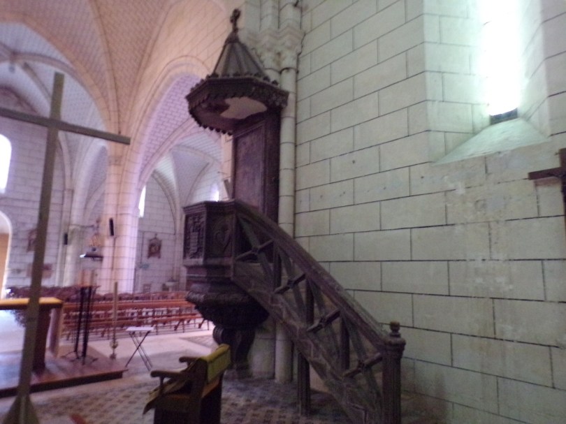 Genté - L'église Saint-Médard - La chaire (18 septembre 2016)