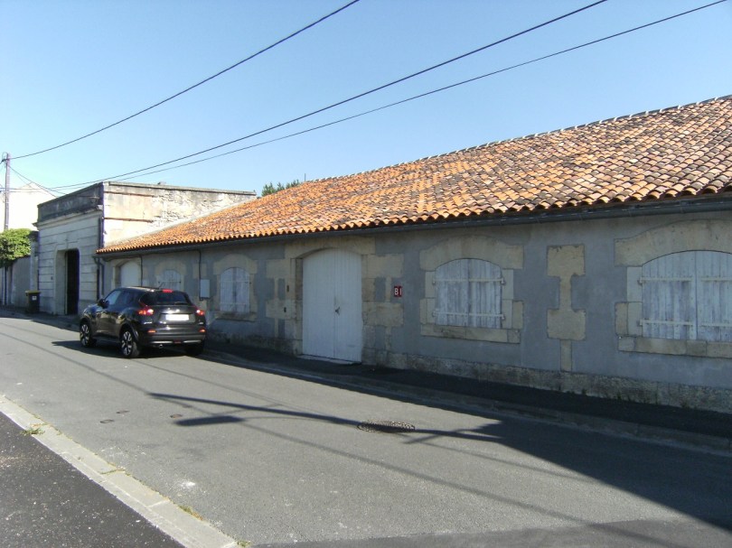 Distillerie d'eau-de-vie de cognac J. Nicot et Cie, puis E. Duras, rue Lohmeyer (26 août 2015)