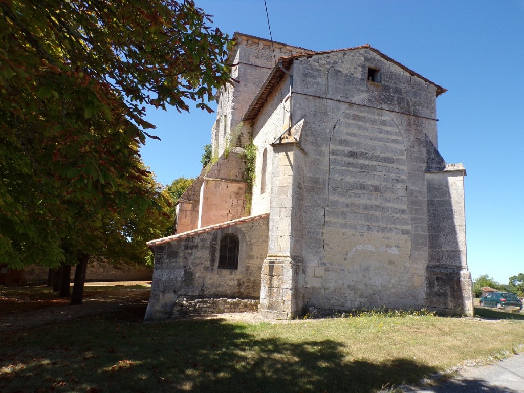 Saint-Fort sur le Né - L'église Saint-Fortunat (22 août 2016)