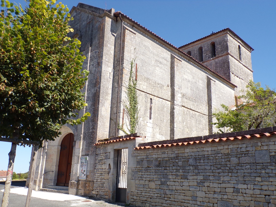 Nercillac - L'église Saint Germain (25 août 2016)