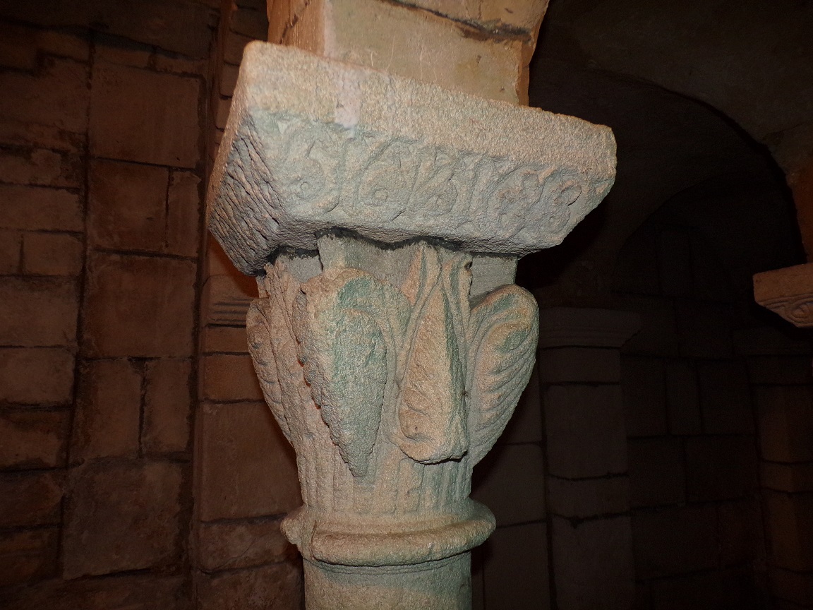 Cherves-Richemont - La crypte de l'église Saint-Georges (18 septembre 2016)