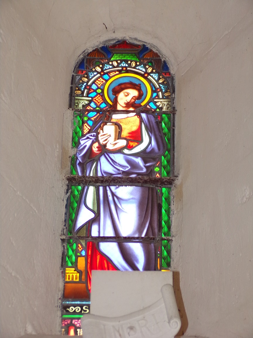 Cherves-Richemont - L'église Saint-Georges - Un vitrail (18 septembre 2016)