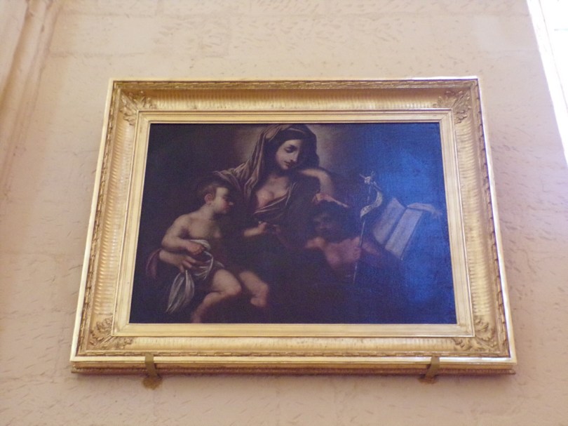 Salles d'Angles - L'église Saint-Maurice - Un tableau (22 août 2016)