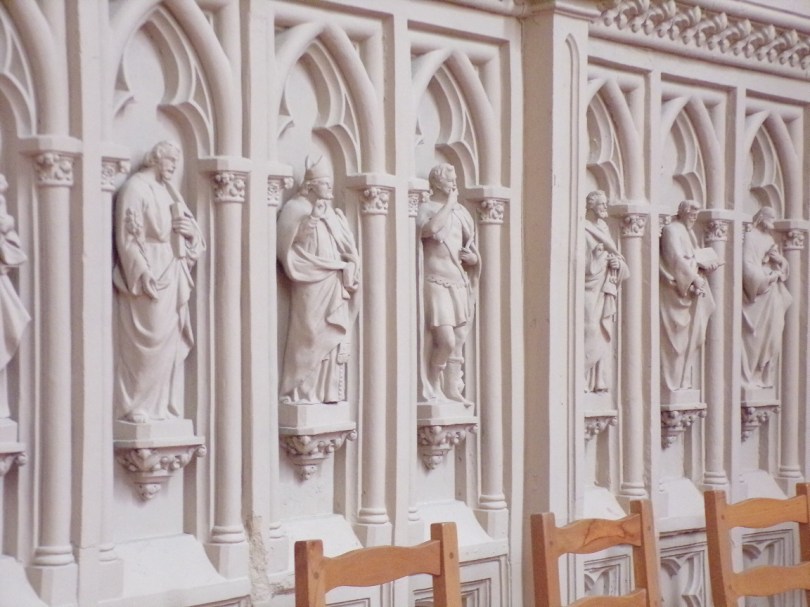 Salles d'Angles - L'église Saint-Maurice - Détail de l'abside (22 août 2016)