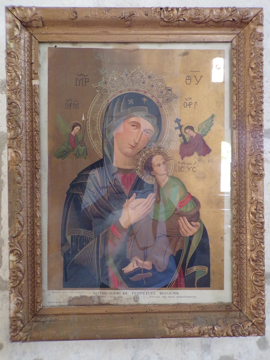 Dompierre-sur Charente - L'église Saint-Blaise - Le tableau 'Notre-Dame du Perpétuel Secours' (21 août 2019)