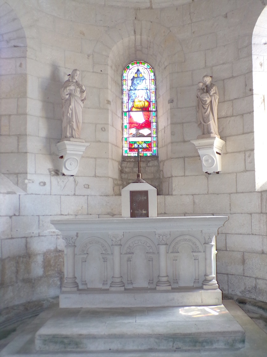 Thors - L’église Sainte-Madeleine - L'abside (19 août 2019)