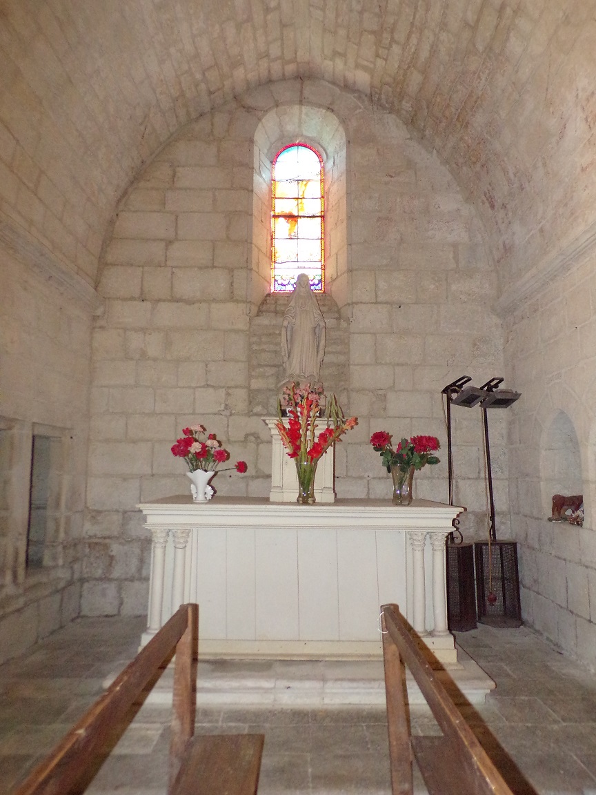 Thors - L’église Sainte-Madeleine - La chapelle 'Notre Dame de Lourdes' (19 août 2019)