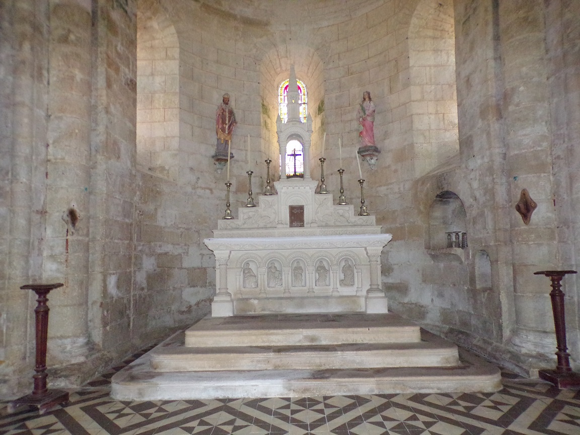 Migron - L'église Saint-Nazaire - L'abside (29 juin 2019)