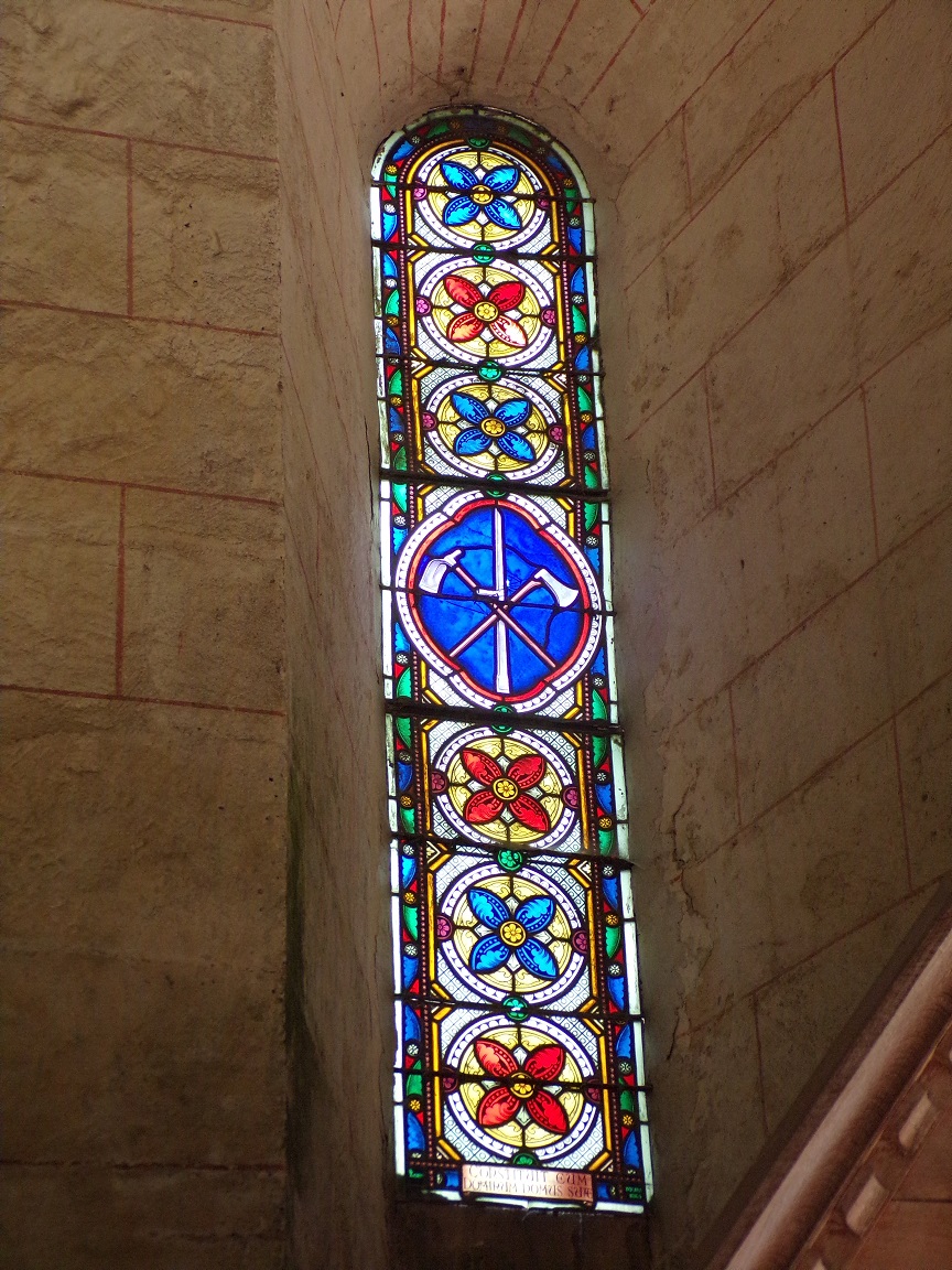Migron - L'église Saint-Nazaire - Le vitrail 'Constituit cum dominum domus suae' (29 juin 2019)