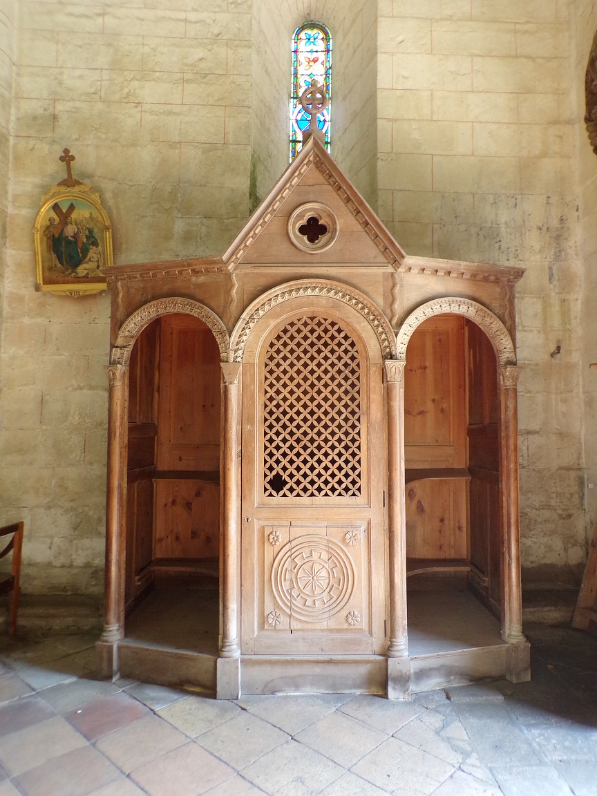 Migron - L'église Saint-Nazaire - Le confessionnal (29 juin 2019)