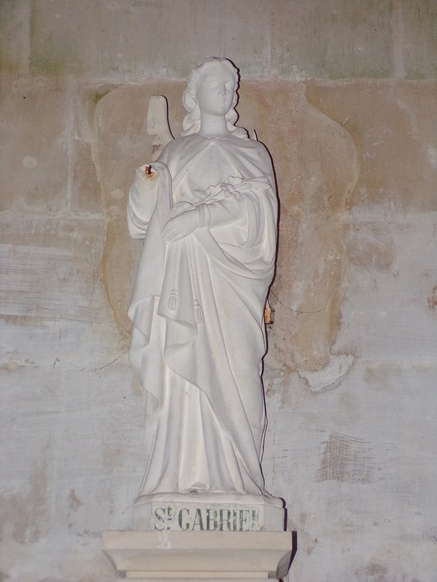 Pérignac - L'église Saint-Pierre - Saint Gabriel (21 août 2019)