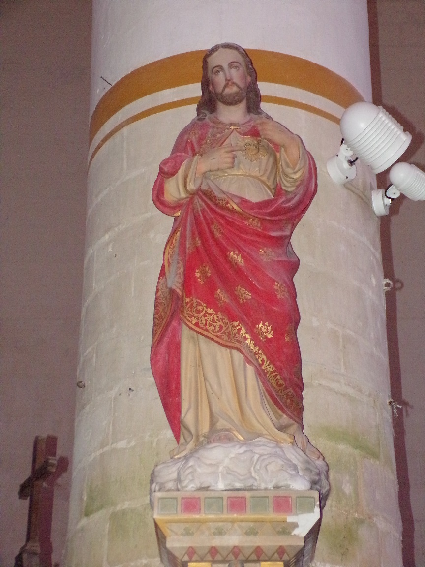Pérignac - L'église Saint-Pierre - Sacré Coeur de Jésus (21 août 2019)