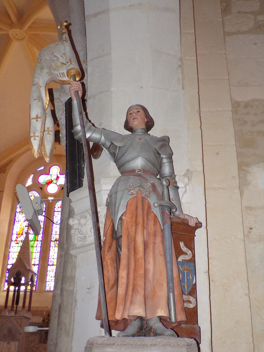 Angeac-Champagne - L'Eglise Saint-Vivien - Jeanne d'Arc (13 mai 2019)
