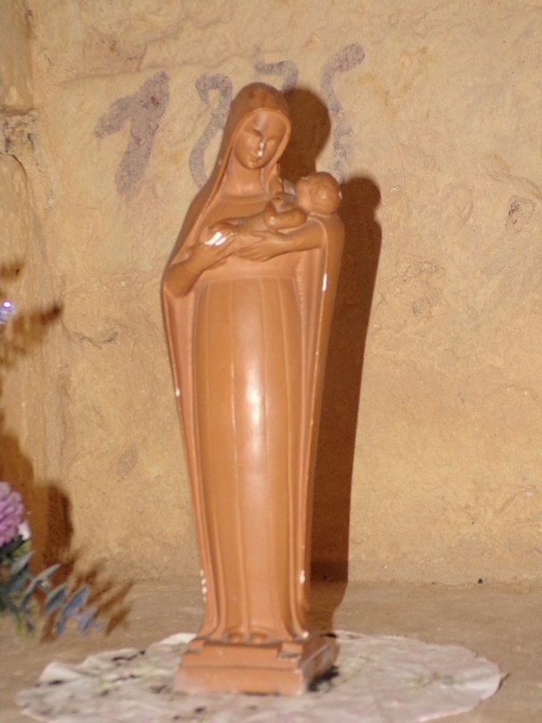 Angeac-Champagne - L'église Saint-Vivien - Notre-Dame de tendresse à l'Enfant Jésus (13 mai 2019)