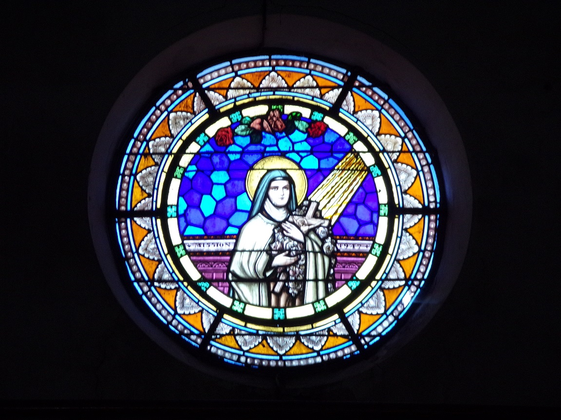 Angeac-Champagne - L'Eglise Saint-Vivien - Le vitrail 'Mission 1917' (13 mai 2019)