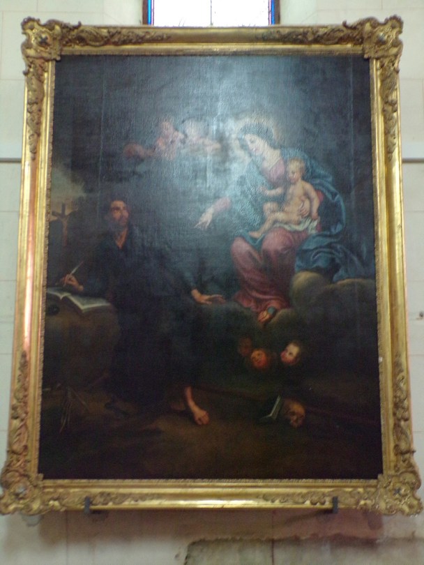 Brives sur Charente - L'église Saint-Etienne - Un tableau (27 juin 2018)