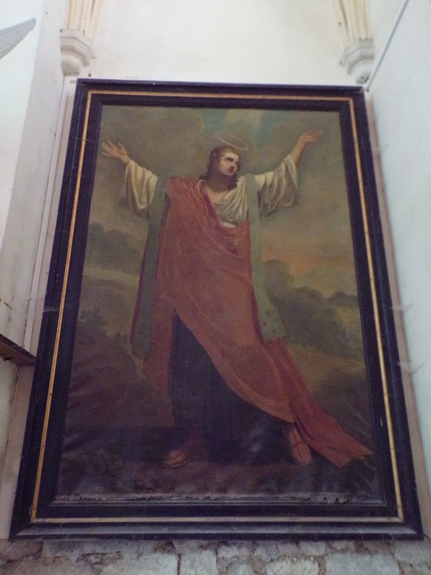 Brives sur Charente - L'église Saint-Etienne - Un tableau (27 juin 2018)