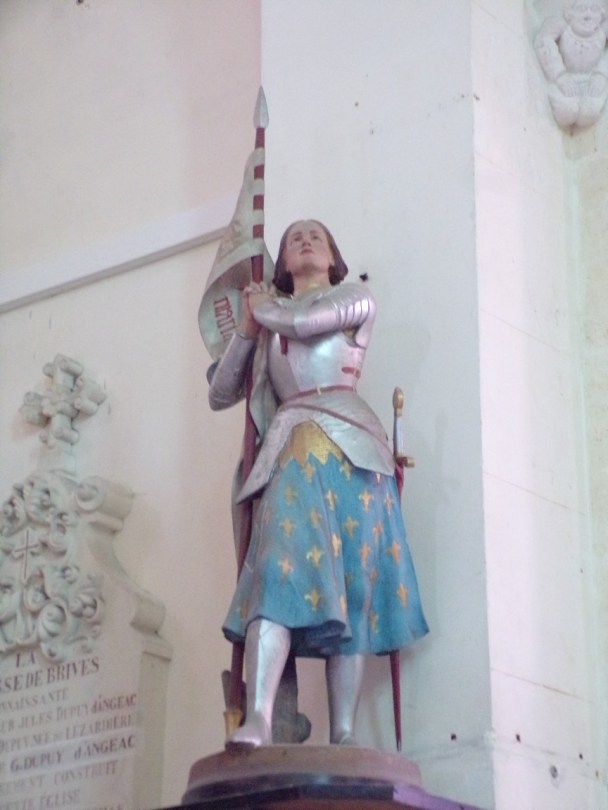 Brives sur Charente - L'église Saint-Etienne - Jeanne d'Arc (27 juin 2018)