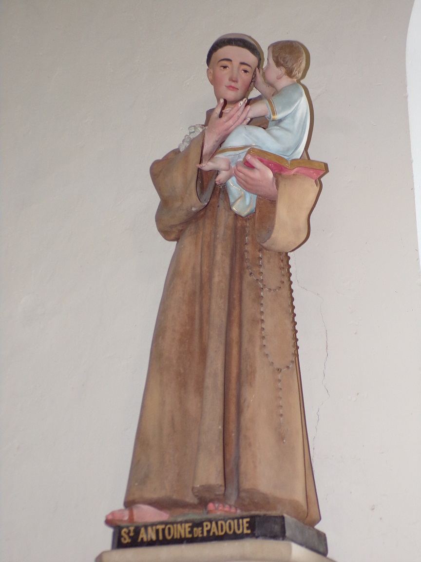 Celles - L'église Saint-Christophe - Saint Antoine de Padoue (12 juillet 2018)