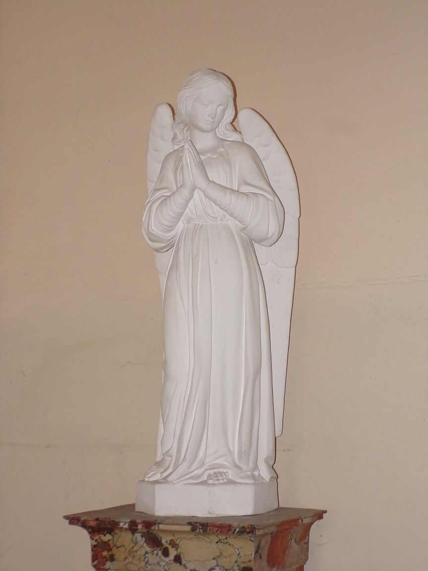 Celles - L'église Saint-Christophe - Un ange (12 juillet 2018)