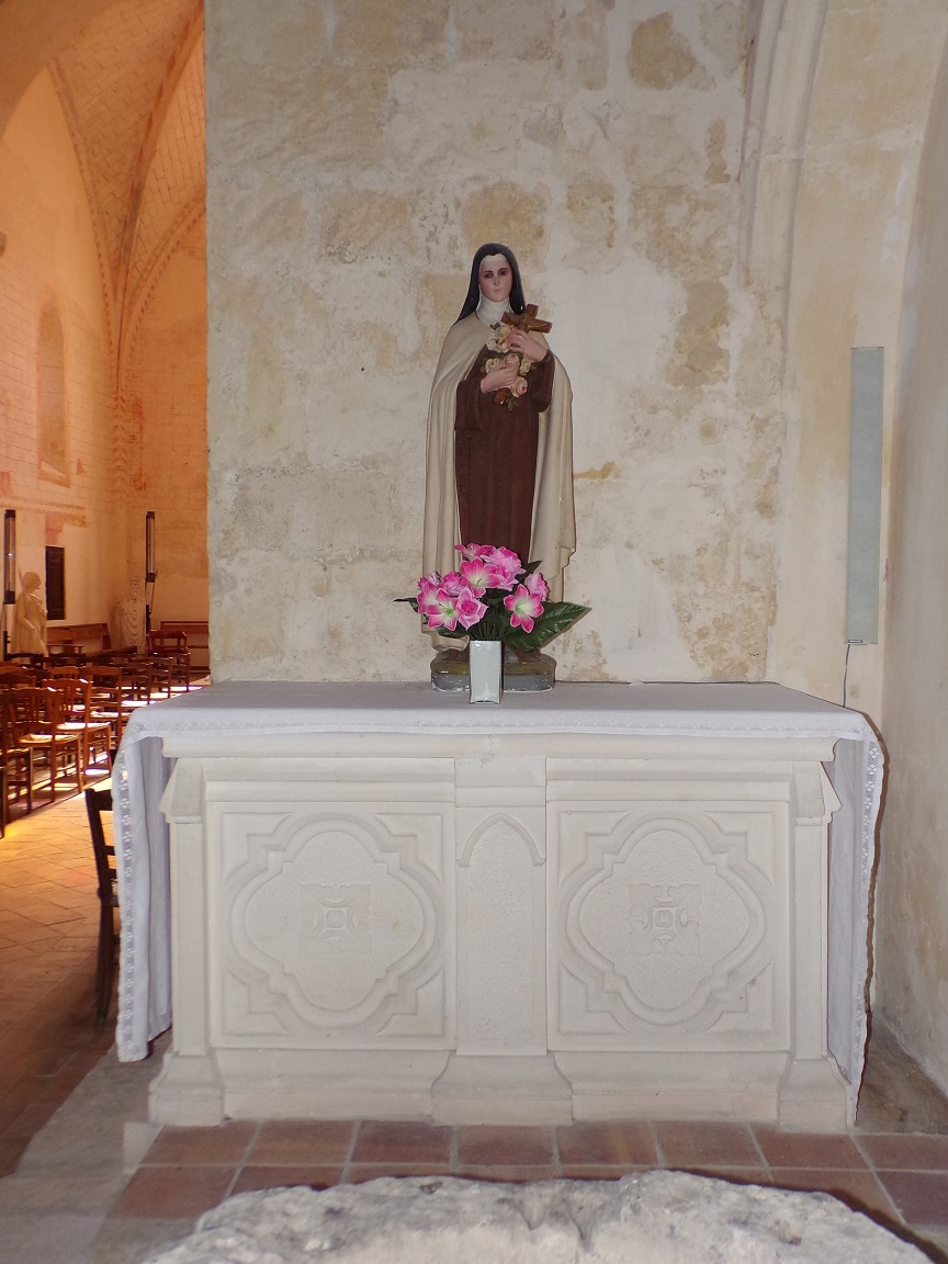 Chassors - L'église Saint-Romain - Sainte Thérèse de Lisieux (15 septembre 2018)
