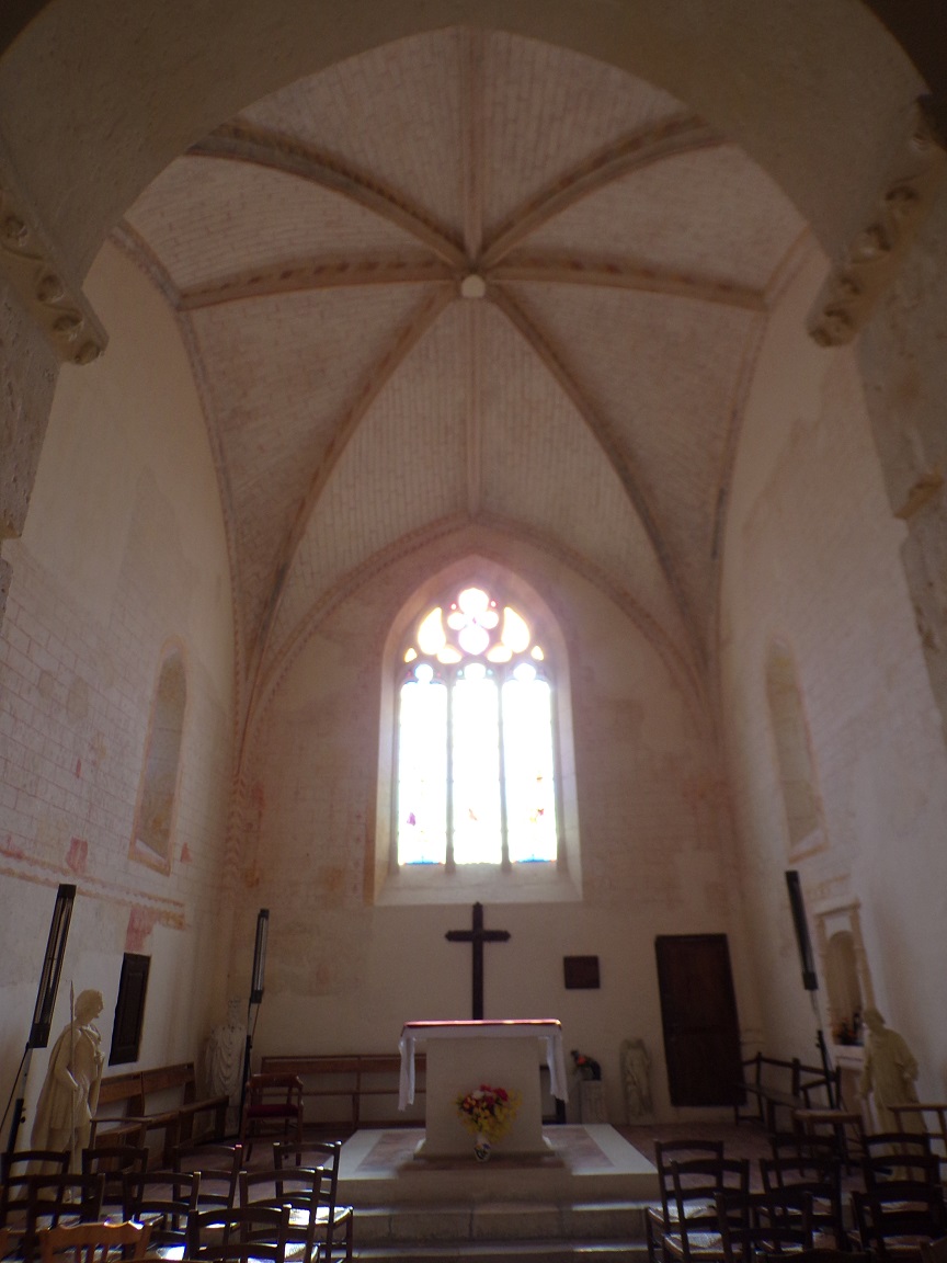 Chassors - L'église Saint-Romain - Le choeur (15 septembre 2018)