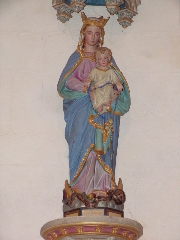 Châteaubernard - La chapelle Saint-Jean - La Vierge et l'Enfant (24 septembre 2018)