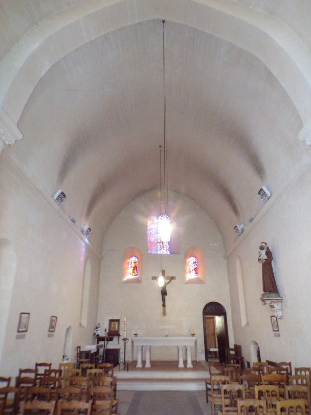Châteaubernard - La chapelle Saint-Jean - Vue de l'entrée (24 septembre 2018)