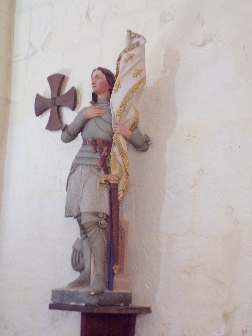 Chérac - L'église Saint-Gervais - Jeanne d'Arc (3 septembre 2016)