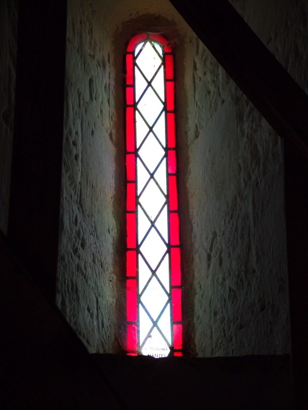 Cierzac - L'église Notre-Dame - Un vitrail (18 juillet 2018)