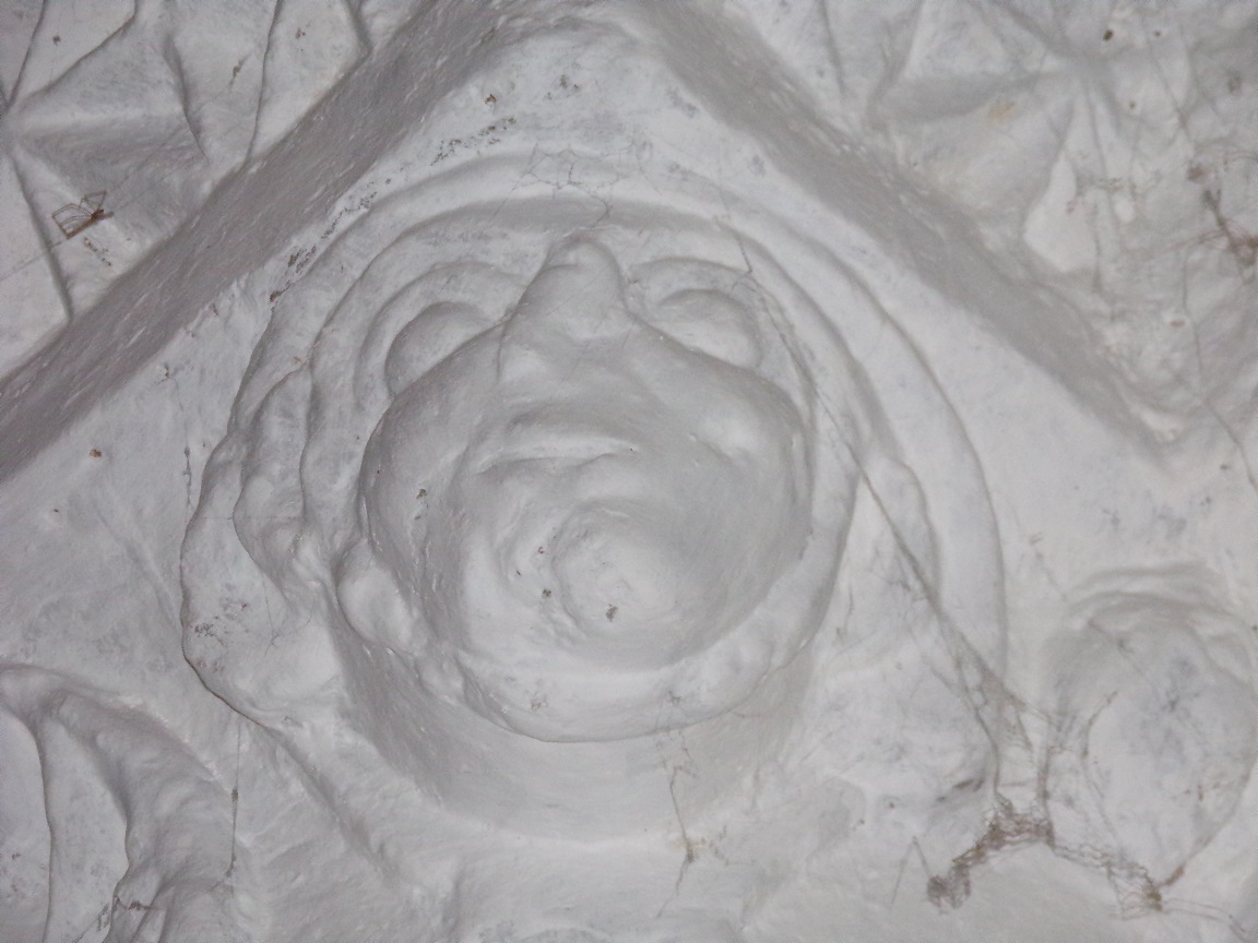 Cognac - L'église Saint-Martin - Un modillon (19 janvier 2021)