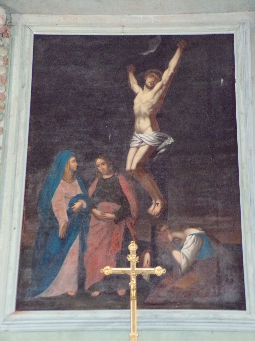 Coulonges - L'église Saint-Saturnin - Un tableau (8 juillet 2018)