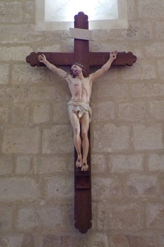 Courbillac - L'église Saint-Aubin - Le Crucifix (12 juin 2017)