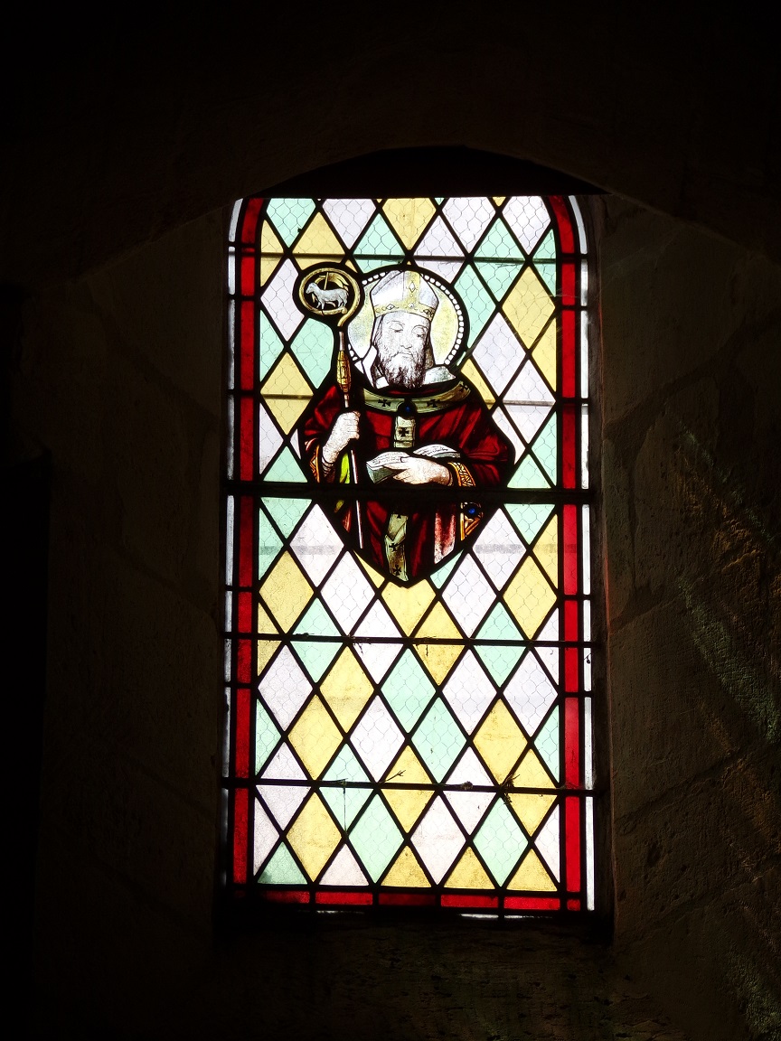 Dompierre-sur Charente - L'église Saint-Blaise - Un vitrail (8 juin 2018)