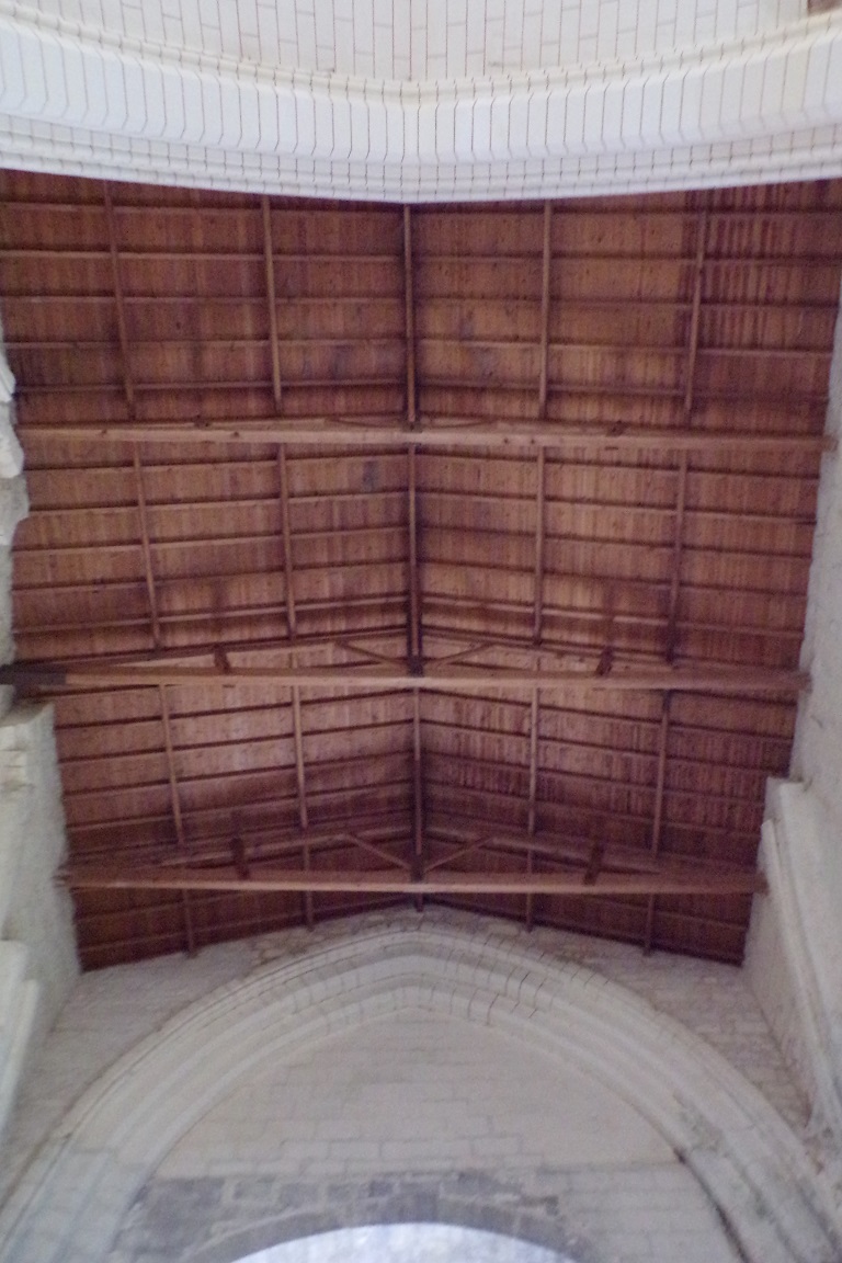 Bouteville - L'église Saint-Paul - Le plafond (21 mars 2017)