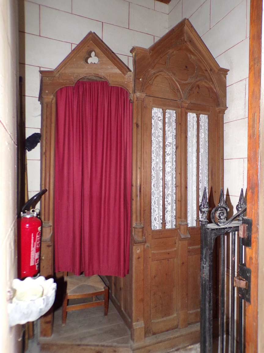 Gondeville - L'église Notre-Dame - Le confessionnal (21 septembre 2019)