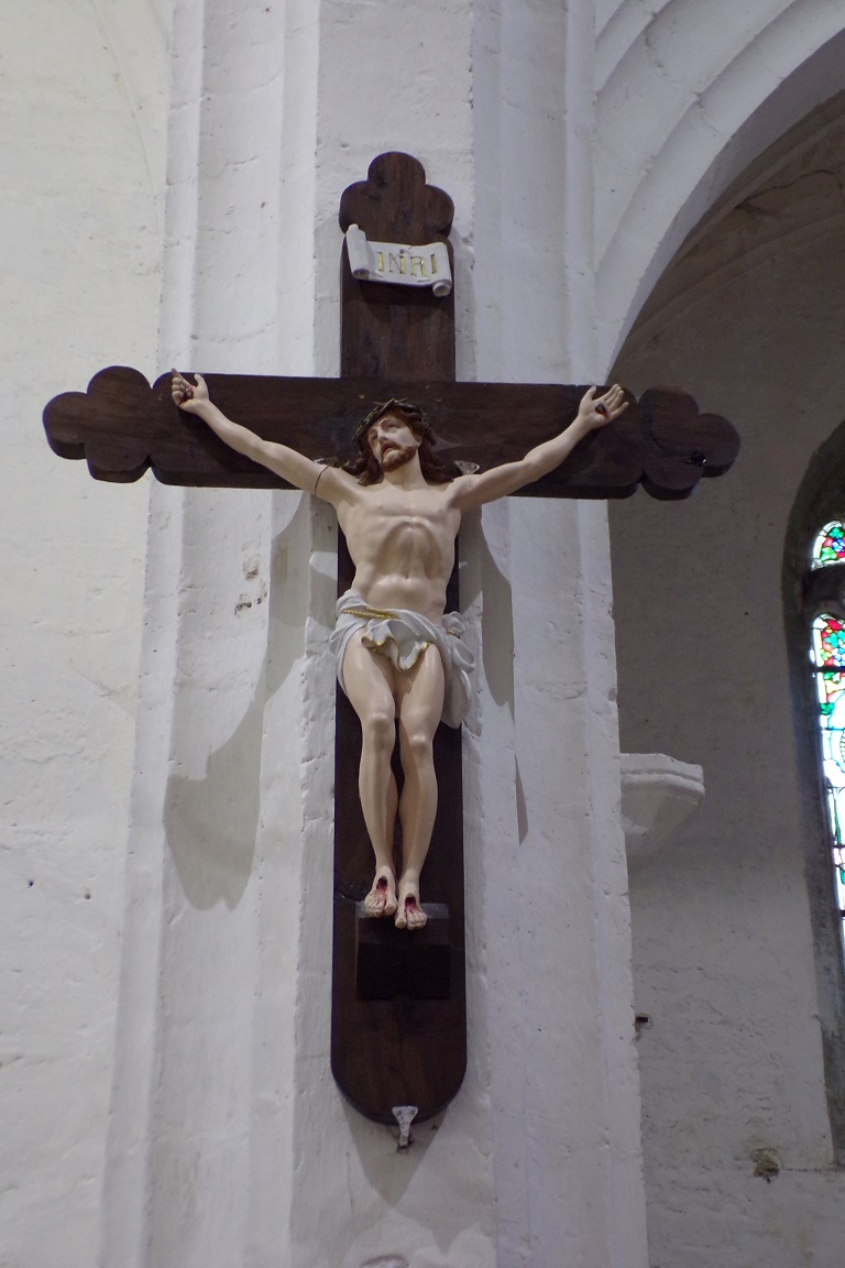 Sonnac - L'église Saint-Etienne - Le Crucifix (2 janvier 2018)